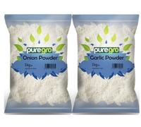 Puregro Garlic & Onion powder 1kg Each Packet | Twin Pack | Seasoning Combo | Gourmet Spice Combo | Premium & Quality Product by Puregro.