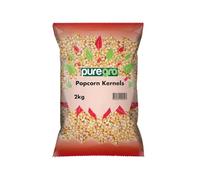 Puregro Popcorn Kernels | Puregro | Popcorn Kernels | Premium Quality | 100% Natural | Ideal for Air Popper, Microwave & Stovetop | Perfect for Healthy Snack - 2KG - Unflavoured