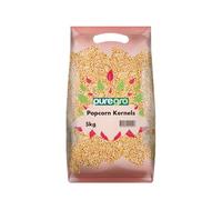 Puregro Popcorn Kernels | Puregro | Popcorn Kernels | Premium Quality | 100% Natural | Ideal for Air Popper, Microwave & Stovetop | Perfect for Healthy Snack - 5KG - Unflavoured