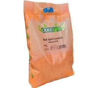 Puregro Red Split Lentils 4kg (Masoordall)