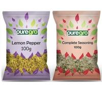 Puregro Seasoning Combo - Lemon Pepper & Complete Seasoning.