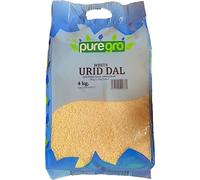 Puregro Urid Dal (White) 4kg (Split Matpe Beans Without Husk)