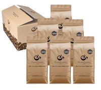 PureGusto SAMBA 100% Peruvian Arabica Coffee Beans, Whole Bean, 6kg (6 x 1kg), Convection Roasted, Caramel Notes
