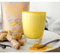 PureGusto Superfood Latte - Golden Turmeric Latte Powder with Ginger, 250g, Vegan, 50 Servings