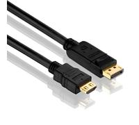 PureInstall DisplayPort Cable in various lengths DisplayPort to HDMI-A 5m