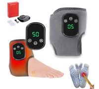 Pureita Foot Massager, Footrenew Triple Method Massager, 3-in-1 Foot Massagers, Wireless Portable Foot Massagers for Home/Office/Travel, 3-Speed & 5-Temperature (1 Pcs)