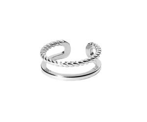 Purelei 24071-Ring-Mau-Adjustable-Silver-M-L