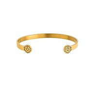 Purelei® Infinity Women's Bracelet - Adjustable Bangle (60-64) with Elegant Pattern Made of Waterproof Stainless Steel - Open Cuff in Gold/Silver - Stylish, Timeless Women's Jewellery