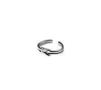 Purelei Knot Ring - Waterproof & Adjustable | Open Stainless Steel Ring with Elegant Knot Design & 14K/18K Gold Plating | Symbol of Connection & Timeless Elegance, Stainless Steel, No Gemstone
