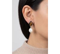 PURELEI Tiger's Eye Pearl Perlenohrringe Silver size OS | Outlet | Women | Green OS
