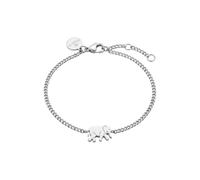 Purelei Tiny Elephant Bracelet (Silver) - Filigree Women's Bracelet | Made of high quality durable stainless steel - Adjustable length 16-19cm - Hawaiian inspired & waterproof