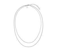 Purelei Two Layers Women's Necklace - Women's Necklace Made of Durable Stainless Steel - Waterproof Chain with Pendant - 40-45 cm Length Adjustable - Necklace for Your Individual Look, 40-45 cm