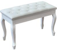 PureLifestyleWonders Njs076Hw Luxury Piano Bench With Storage Compartment