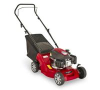 PureLifestyleWonders Petrol Lawn Mower Hp41 39Cm Cutting Width Powerful Engine Hand-Propelled