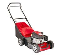 PureLifestyleWonders Petrol Lawn Mower Hp42 41Cm Cutting Width Powerful Engine Hand-Propelled