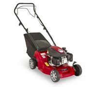 PureLifestyleWonders Petrol Lawn Mower Sp41 39Cm Cutting Width Powerful Engine Self-Propelled