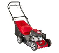 PureLifestyleWonders Petrol Lawn Mower Sp42 41Cm Cutting Width Powerful Engine Self-Propelled