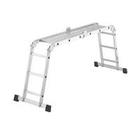 PureLifestyleWonders Universal Aluminium Ladder 4X3 M60
