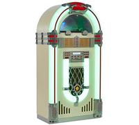 Pureline 128V Retro Bluetooth CD & Vinyl XL Jukebox (Cream)