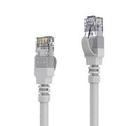 PureLink CAT6 A S-FTP Patch Cable - RJ45 Network Cable Ethernet Cable (10,100,1000,10000 MB/s), halogen-free gray 10.0m