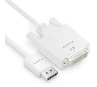 PureLink DisplayPort to DVI Cable, 1920 x 1200 WUXGA Resolution, Gold-Plated Connectors, 3.00 m, White