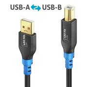 PureLink FI-U200 USB 2.0 USB-A to USB-B cable | black, 2.00m, single cable
