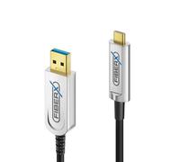 PureLink FiberX FX-I630-007 USB cable USB 3.2 Gen 1 (3.1 Gen 1) 7 m USB C USB A Black, Silver