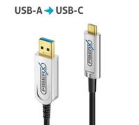 Purelink FiberX FX-I630-010 USB 3.2 USB-C//USB-A AOC fiber optic cable, 10 m