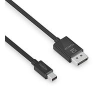 PureLink Mini DisplayPort to DisplayPort 1.3 Cable, 4K Ultra HD 60Hz, 21.6 GB/s Bandwidth, Gold-Plated Connectors, 1.50 m, Black