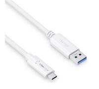 PureLink USB-C to USB-A Cable, USB 3.1 Gen 1 with 5 GB/s Data Transfer, White, 1