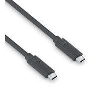 PureLink USB-C to USB-C Cable, USB 3.1 Gen 2 with 10 GB/s Data Transfer, Black, 1.50 m