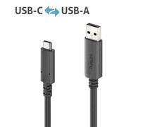 PureLink USB v3.2 USB-C / USB-A cable - 5 metres