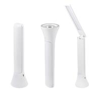 PURElite 2in1 Lamp & Torch - Table Lamp & Desk Lamp, Rechargeable LED Table Light & Handheld Torch, 180° Adjustable Angle, Natural Daylight Bulbs for Reading, Needlework, Sewing, Crafting