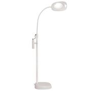Purelite 3In1 Magnifying Led Floor Lamp, Table & Clip-On Light, Natural Daylight, Dimmer, Adjustable Flexi Neck