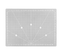 PURElite A4 Translucent Self-Healing Craft Cutting Mat 30 x 22cm, Light Box Compatible, cm Grid with Angle Markings, 3mm Thick Hobby Board for Sewing Quilting Fabric Model Making