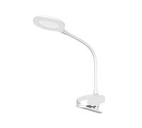 Purelite Ray Rechargeable Clip-On Magnifying Lamp 3X Glass Lens Flexible Neck