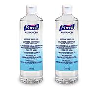 PURELL ADVANCED HAND SANITISER GEL 500mL X 2 Pack, FLIP TOP BOTTLE. Hand Sanitizer Gel kill 99.99% of most common germs. 70% alcohol formulation with moisturisers