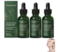 Purelora Stem Cell-Derived EGF & Copper Peptide Activating Serum, Stem Cell Collagen Peptide Oral Drops Natural Firming Anti Wrinkle for All Skin Types (3)