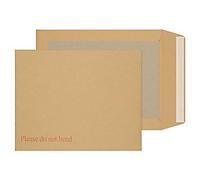 Purely Board Back Envelopes Peel & Seal 267 x 216 mm Plain 120 gsm Manilla Pack of 125