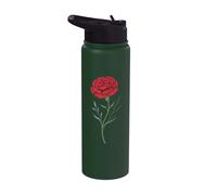 Purely Carnation Stainless Steel Insulated Water Bottle