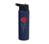 Purely Carnation Stainless Steel Insulated Water Bottle