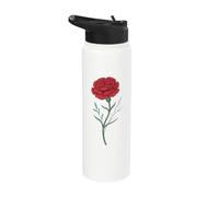 Purely Carnation Stainless Steel Insulated Water Bottle