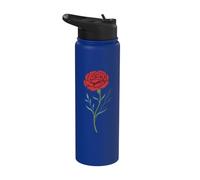 Purely Carnation Stainless Steel Insulated Water Bottle