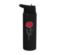 Purely Carnation Stainless Steel Insulated Water Bottle