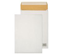 Purely EcoCushion Gusset Envelopes E4 Peel & Seal 400 x 280 x 50 mm Plain 140 gsm White Pack of 100