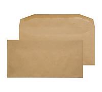 Purely Everyday Mailing Bag DL Gummed 110 x 220 mm Plain 80 gsm Manilla Pack of 1000