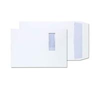 Purely Gusset Envelopes B4 Peel & Seal 350 x 250 x 25 mm Plain 140 gsm White Pack of 125