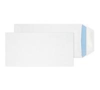 Purely Gusset Envelopes Peel & Seal 240 x 125 x 20 mm Plain 120 gsm White Pack of 250