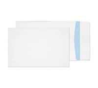 Purely Gusset Envelopes Peel & Seal 381 x 254 x 25 mm Plain 140 gsm White Pack of 125