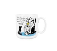Purely Home A Grouch & His Labrador Mug - Funny Ceramic Tea Coffee Cup Novelty Gifts for Dog Lovers